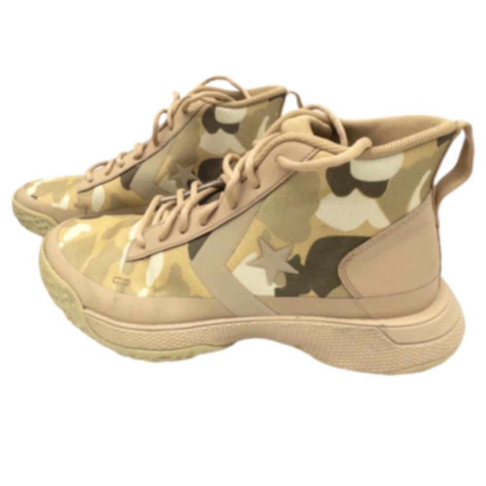 Converse x Tinker Hatfield Star Series BB Mid Camo Men's 11 Papyrus Khaki